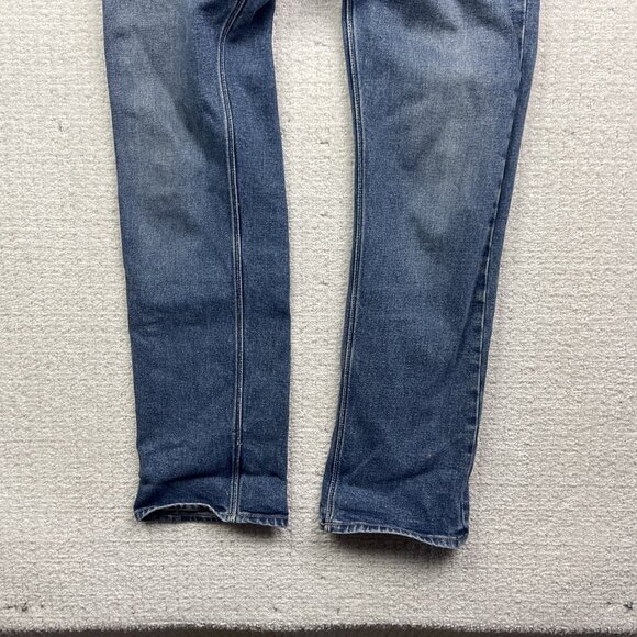 Y2K Volcom Brand Jeans Kinkade Regular Tapered Mens Size 28 Dark Blue Denim - Picture 3 of 10
